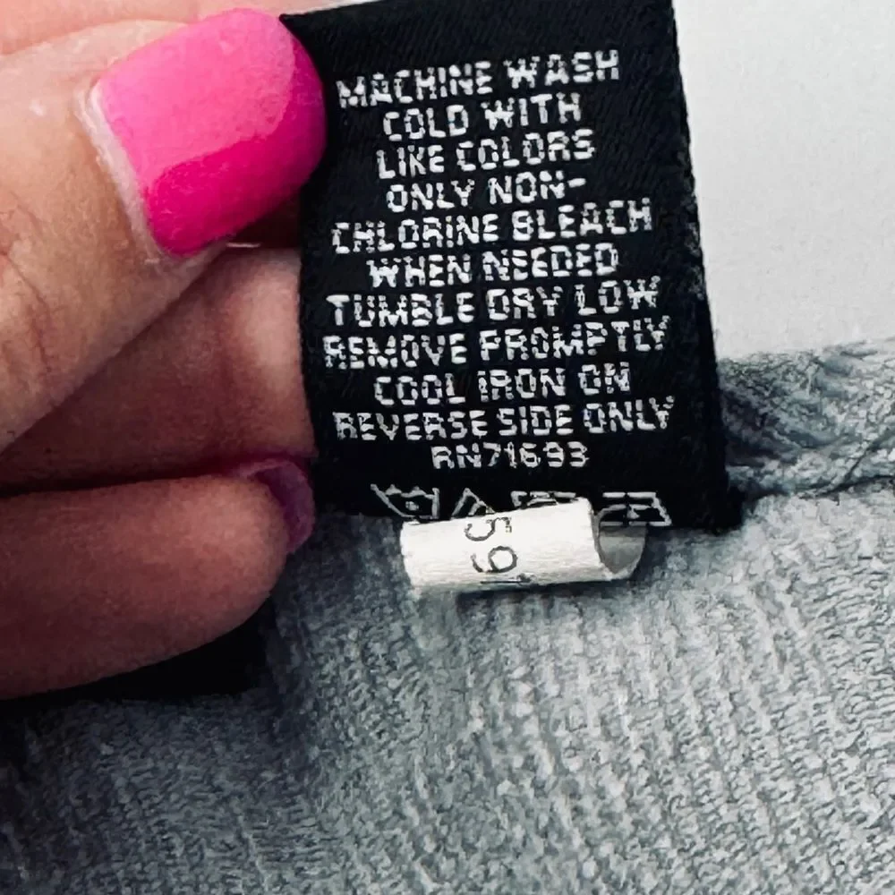 Express Jeans. Grey Wide Leg Women’s Jeans. Size 5/6. - Picture 4 of 10